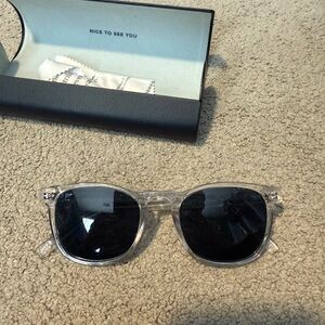 Warby Parker Elio sunglasses crystal